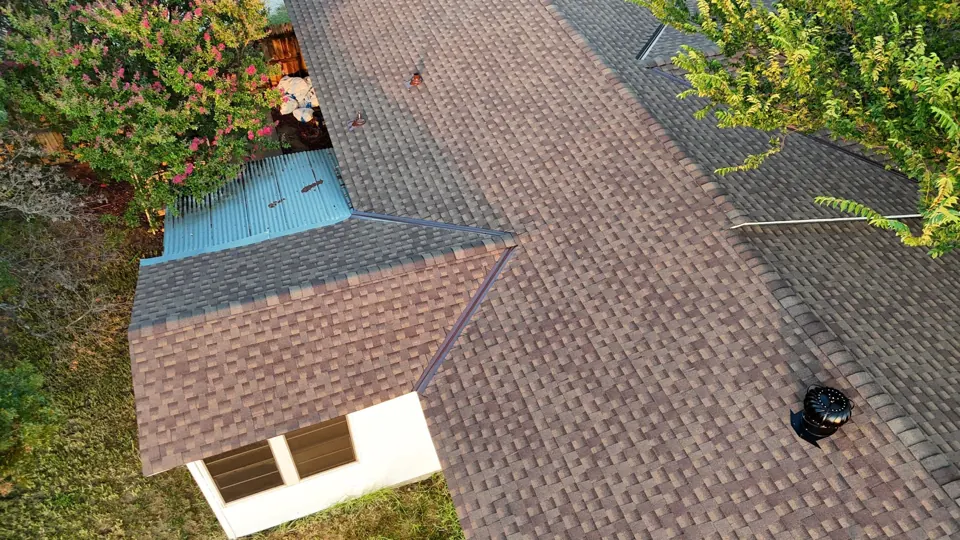 Finished roof with new vents